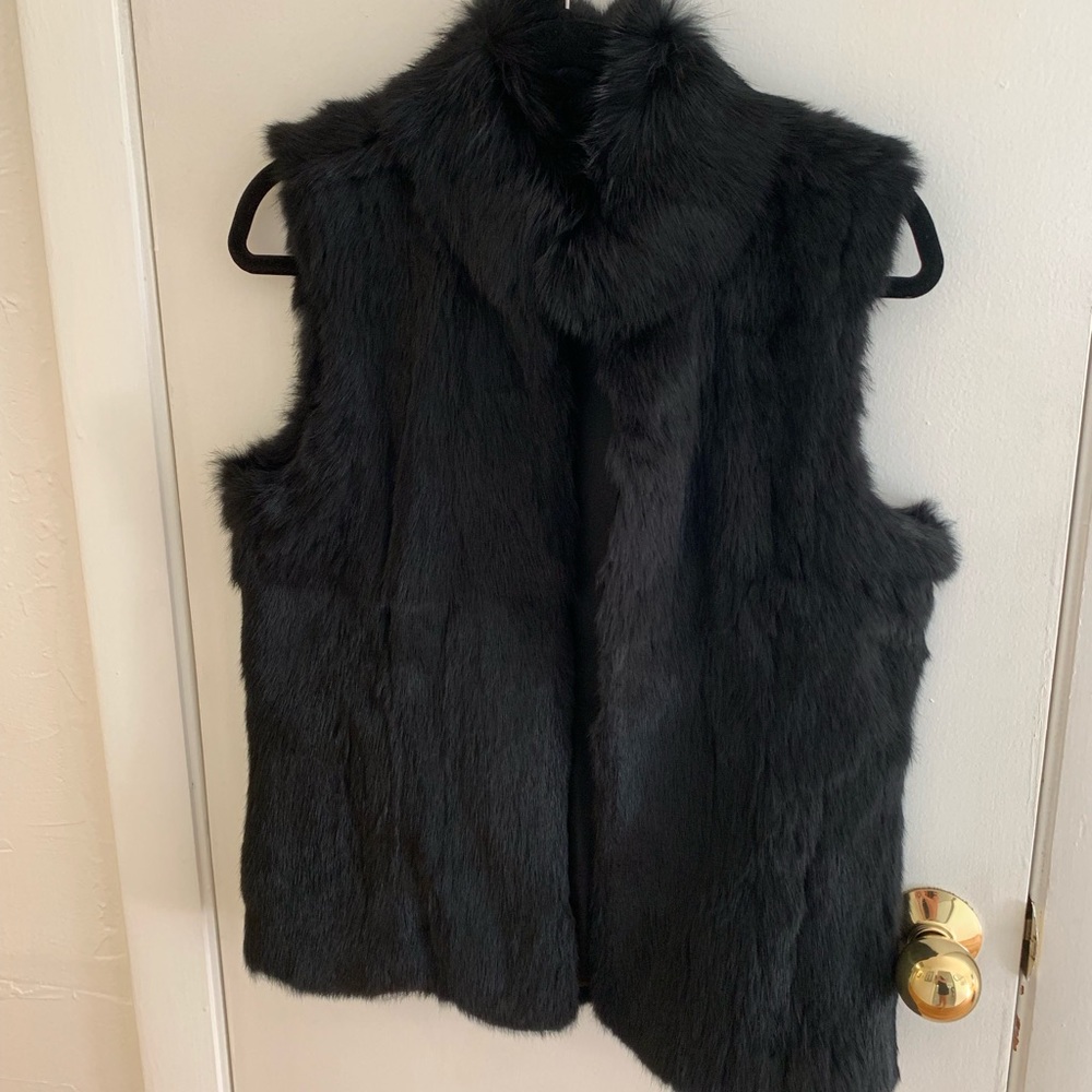 Michael Kors Black Fur Vest